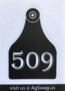 509 Cattle Tag Stickers