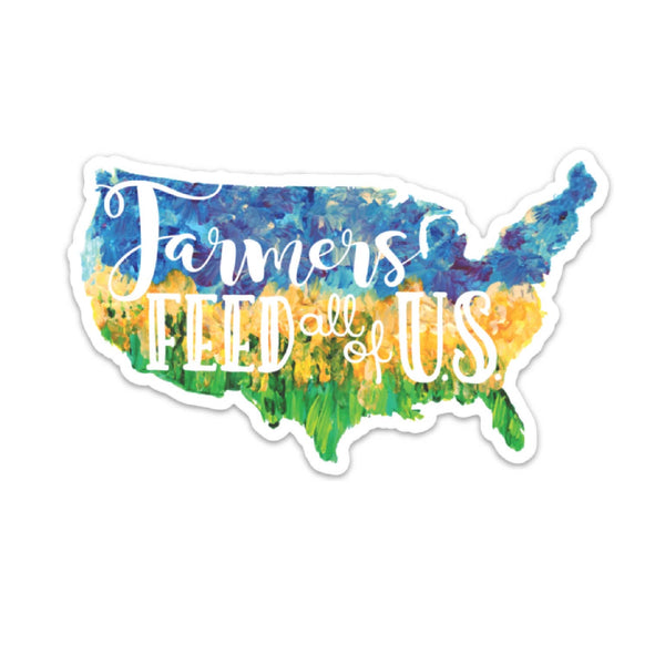 Farmers Feed All of Us Sticker